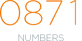 0871 numbers